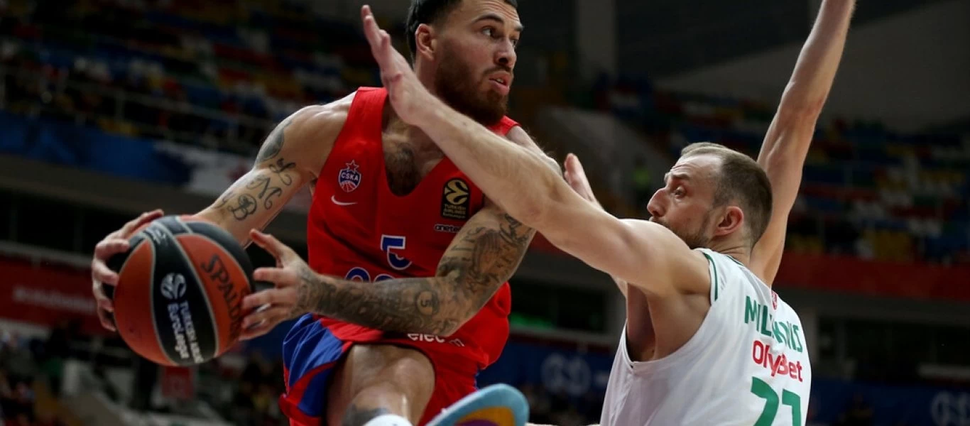 ΤΣΣΚΑ - Ζαλγκίρις 85-82: Απίστευτο τρίποντο στη λήξη έδωσε τη νίκη στην «αρκούδα» (βίντεο)